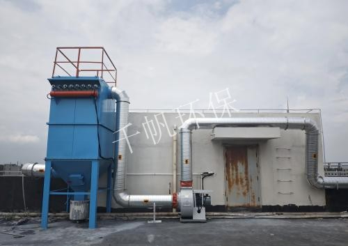 常州光輝化工有限公司--乳膠漆車間生產(chǎn)廢氣處理工程